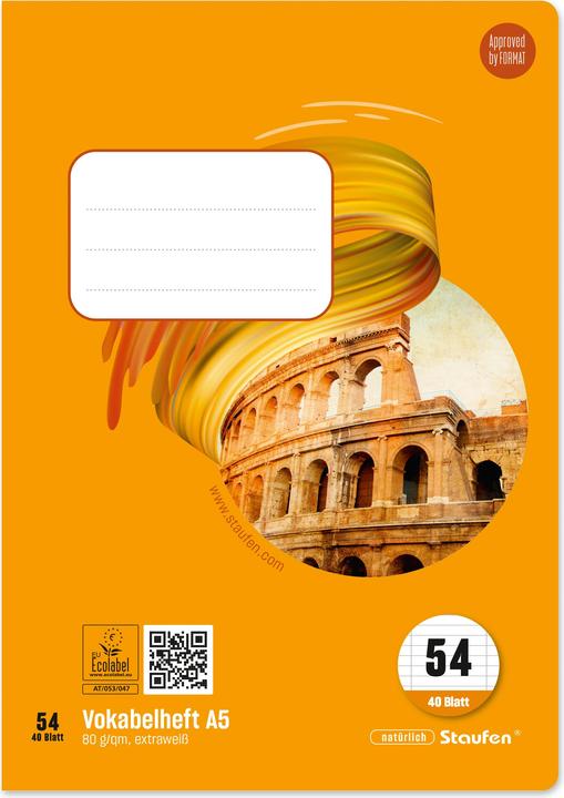 Produktbild Ursus Vokabelheft (A5, Liniert, Weicher Einband)