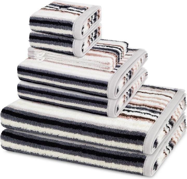 Ross Vita 2 X Wasch- 2 X Gäste- 2 X Dusch- 2 X Handtuch im Set (16 x 22 cm, 30 x 50 cm, 50 x 100 cm, 70 x 140 cm)