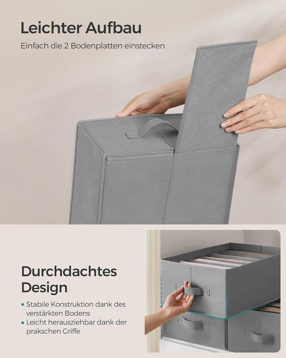 Image du produit Songmics 6-teiliges Kleiderschrank-Organizer-Set (30 cm, 6x)