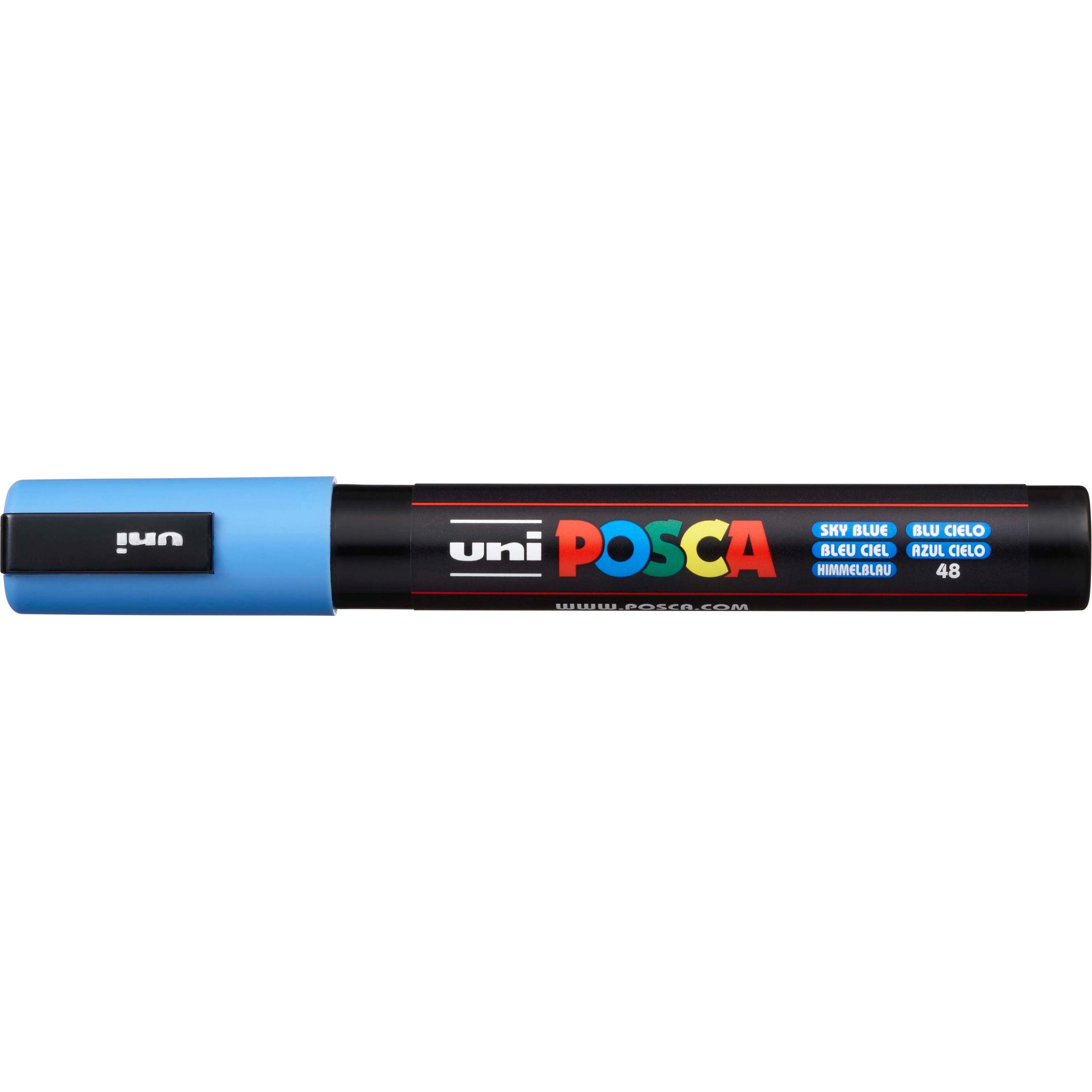 Thumbnail - Posca, Marker, Marker PC-5M Rundspitze (Blau, 1.80 mm, 1 x)