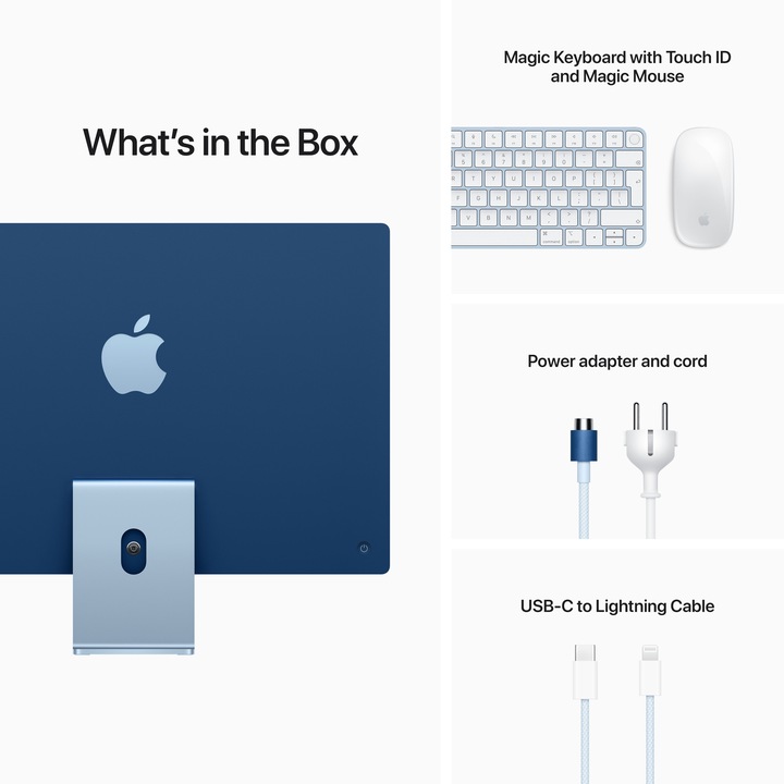 Produktbild Apple iMac – 2021 (M1, 16 GB, 1000 GB)