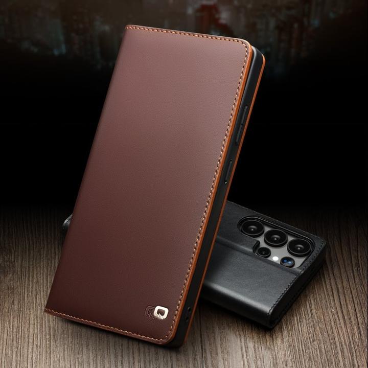 Actual product image QiAlino Hülle Flip Matt Wallet (Samsung Galaxy S25)