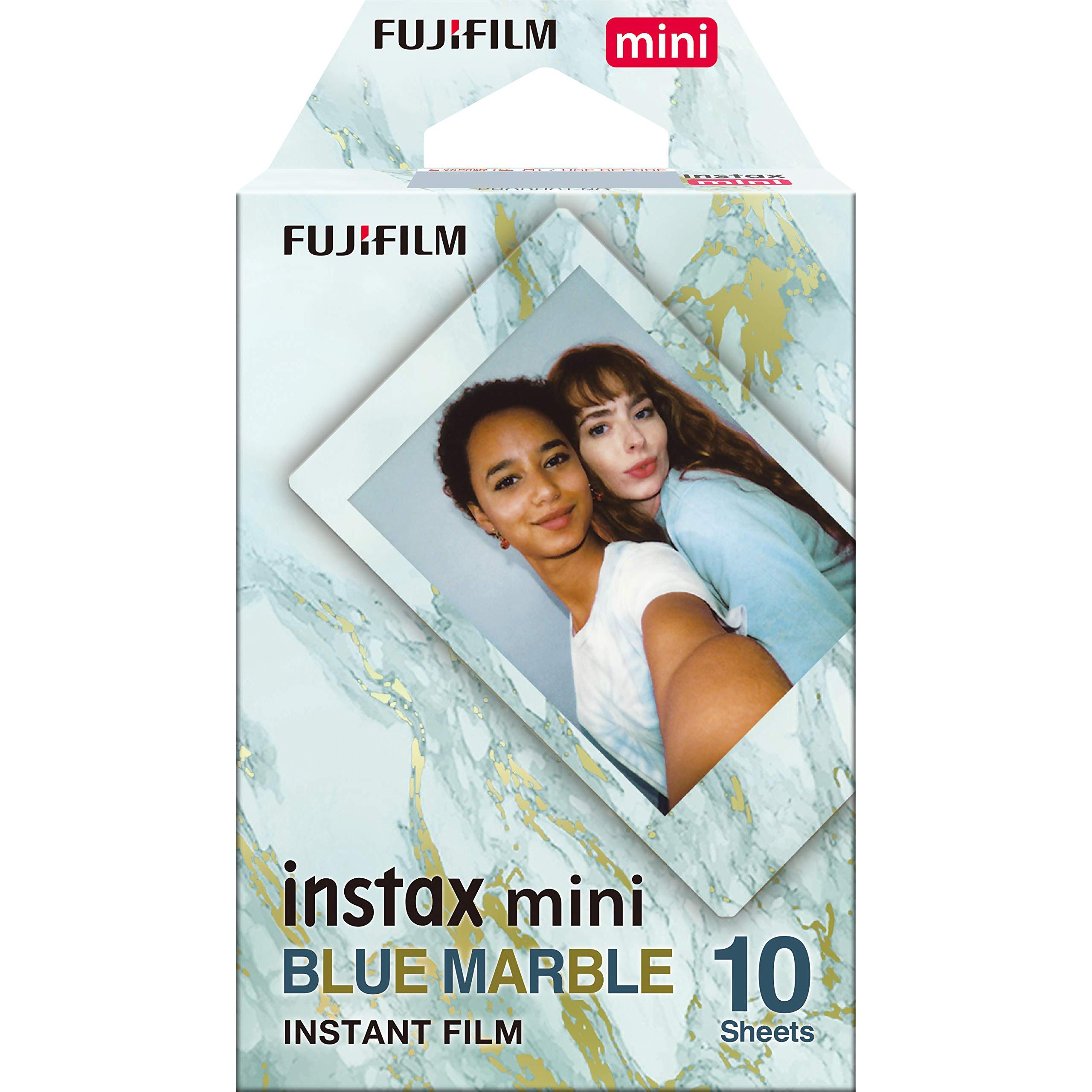 Fujifilm Instax Mini Blue Marble (Instax Mini), Sofortbildfilm, Blau