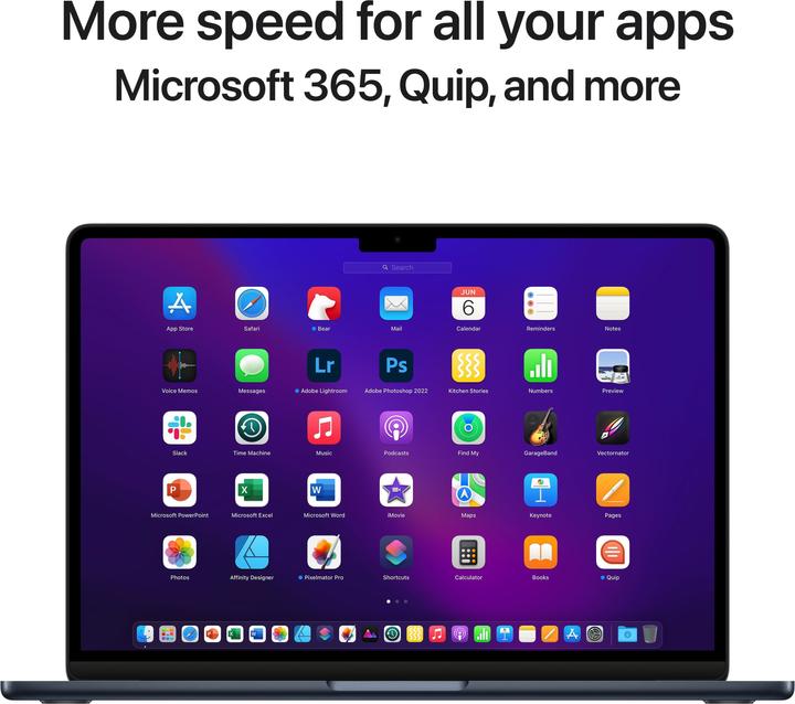 Produktbild Apple MacBook Air – 2022 (13.60", 512 GB, 16 GB, DE, M2)