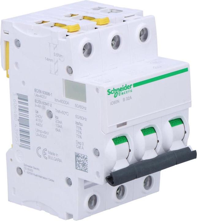 Immagine prodotto Schneider Electric Interruttore miniaturizzato Interruttore 3P