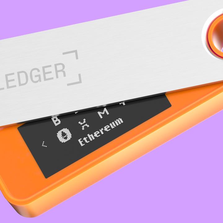 Produktbild Ledger Nano S Plus - Orange (Litecoin, Dash, Bitcoin, Dogecoin, Ethereum Classic)