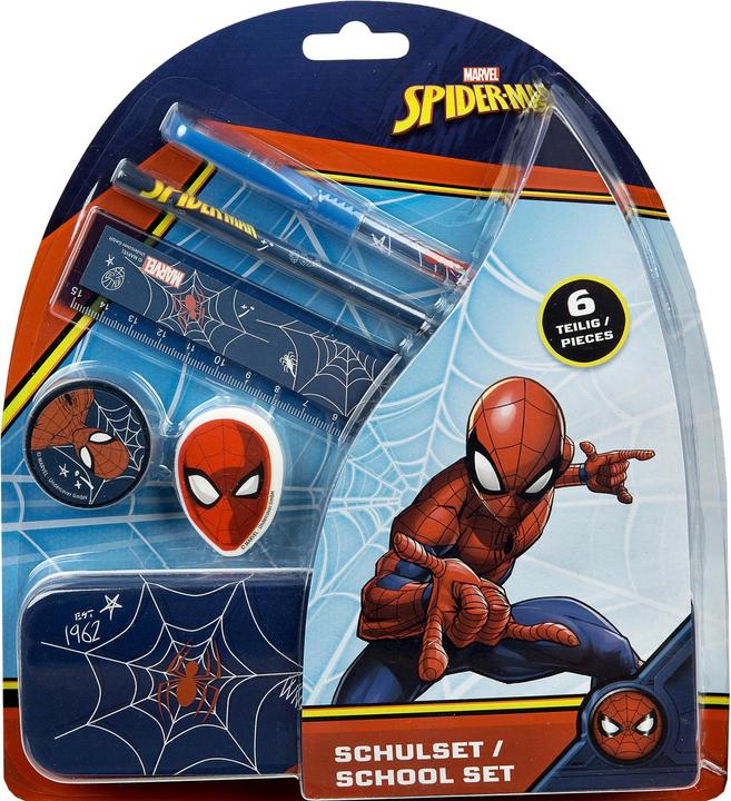 Produktbild Undercover Schreibset Spiderman 6-teilig (Dunkelblau, Rot, 1 x)