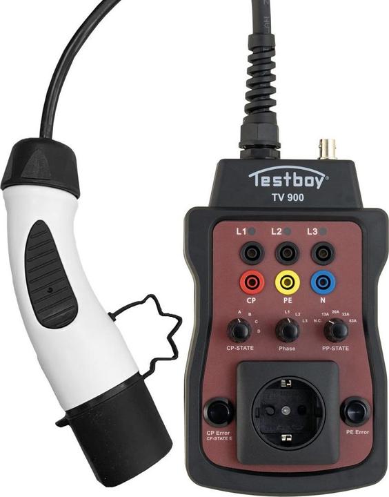 Actual product image Testboy Charging pole test adapter in free case
