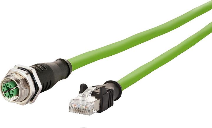 Produktbild Metz Connect 142M2X25400 - 40 m - Cat6a - RJ-45 - M12 - Grün (S/UTP, CAT6a, 40 m)