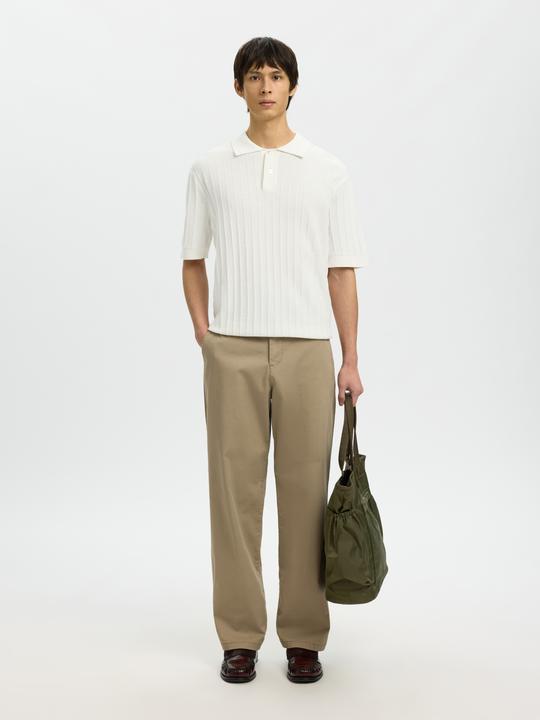 Produktbild Selected Structured Polohemd aus Strick (M)