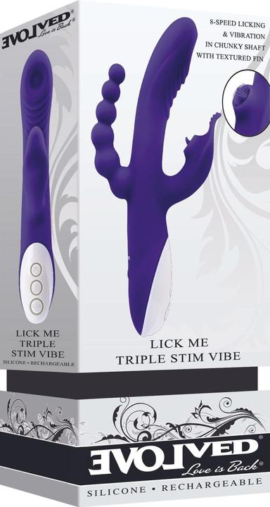 Produktbild Evolved Lick Me Triple Stim Vibe Vibrator Lila
