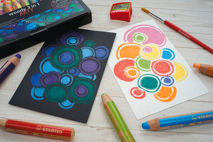 Actual product image STABILO woody 3 in 1 coloured pencil with sharpener (Multicoloured, 10 x)