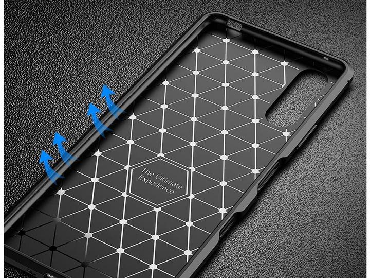 Produktbild Screenguard Sony Xperia 10 III Hülle Carbon Design TPU Case (Sony Xperia 10 III)
