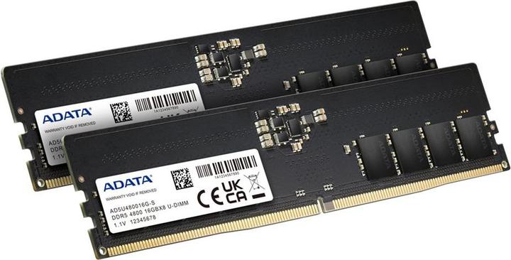 Produktbild Adata DDR5 32GB 4800-40 K2 Premier Tray Dual Tray (2 x 16GB, 4800 MHz, DDR5-RAM, DIMM)