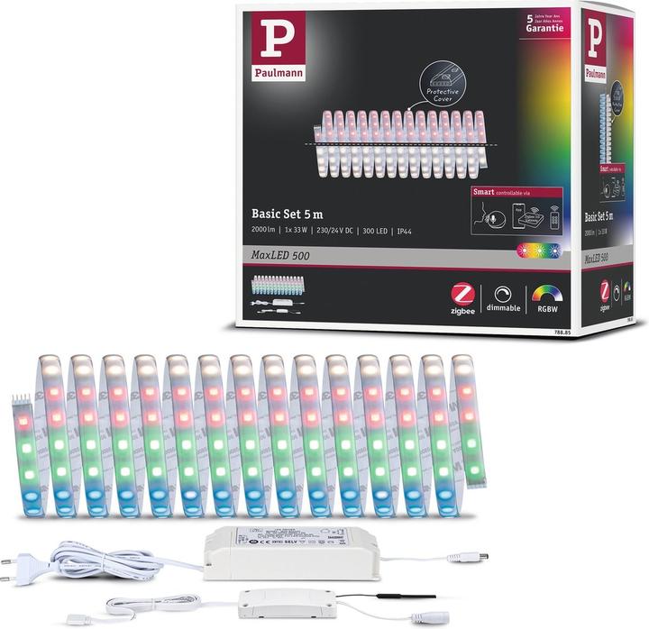 Actual product image Paulmann MaxLED 500 Stripe Set (White, RGBW, 500 cm, Indoor)