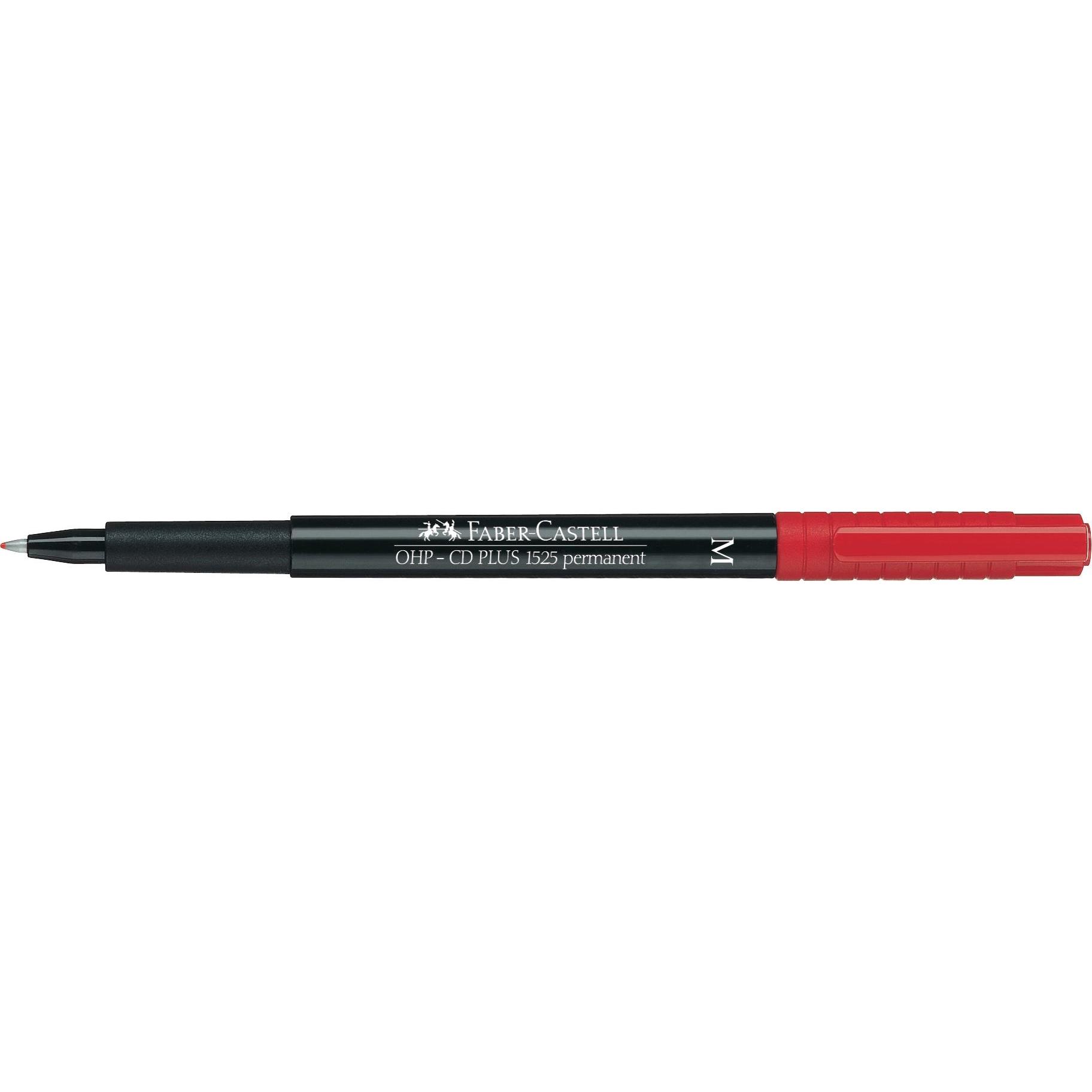 Faber-Castell, Marker, Overheadstift Multimark Permanent (Rot, 1 mm, 1 x)