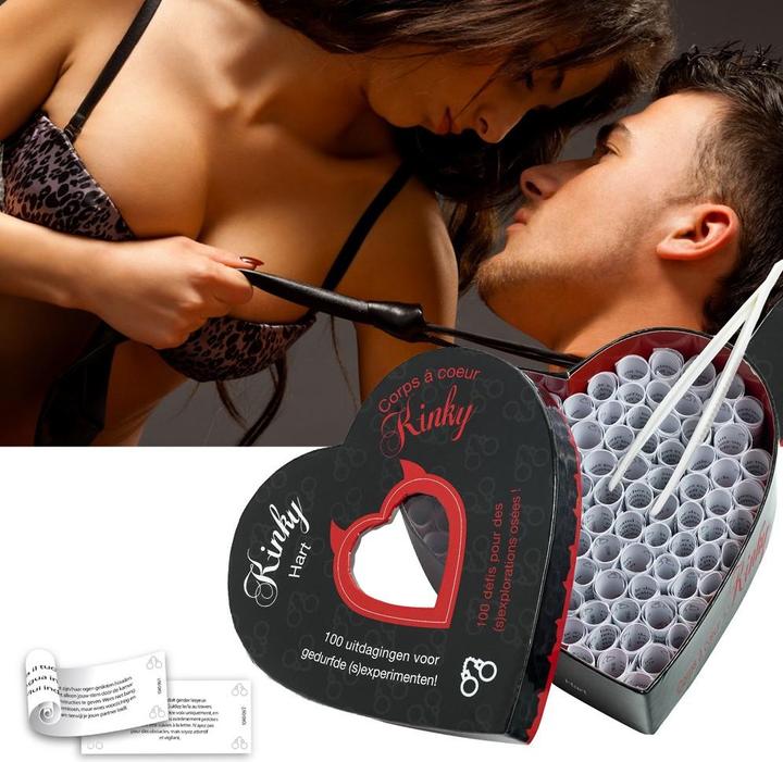 Actual product image tease & please Kinky Heart (Other, French, Dutch)