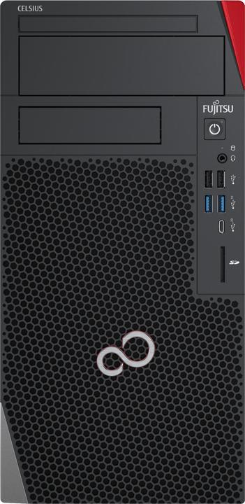 Actual product image Fujitsu CELSIUS W5011, i7-11700K M.2 NVME, NVIDIA RTX A2000, WLAN/BT, DVD-SM, W10P/W (512 GB, 32 GB, RTX A2000)