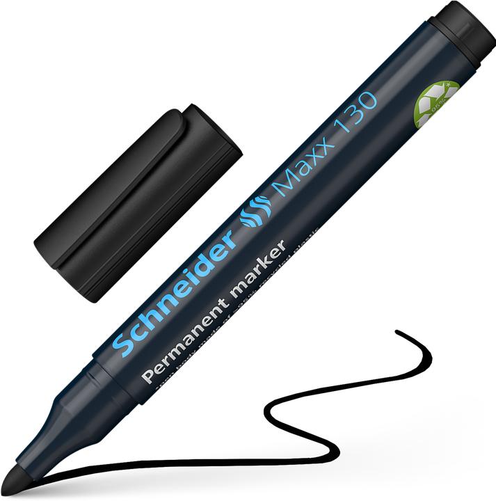 Produktbild Schneider Maxx 130 Permanent-Marker (Schwarz, 3 mm, 10 x)