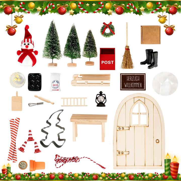 Produktbild 24 Tage Wichtelzauber Wichteltür Set