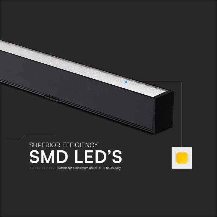 Actual product image V-TAC LED ceiling light VT-7-44, EEK: G, 40 W, pendant, black