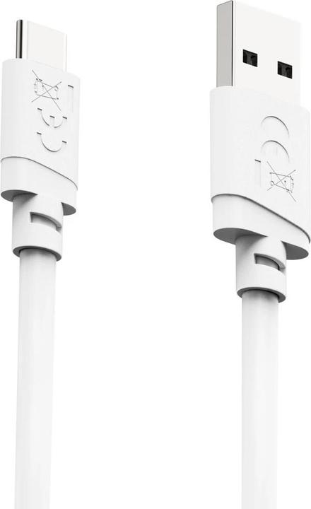Produktbild Hama Ladekabel, USB-A - USB-C, 2 m, Weiss (2 m, USB 2.0)
