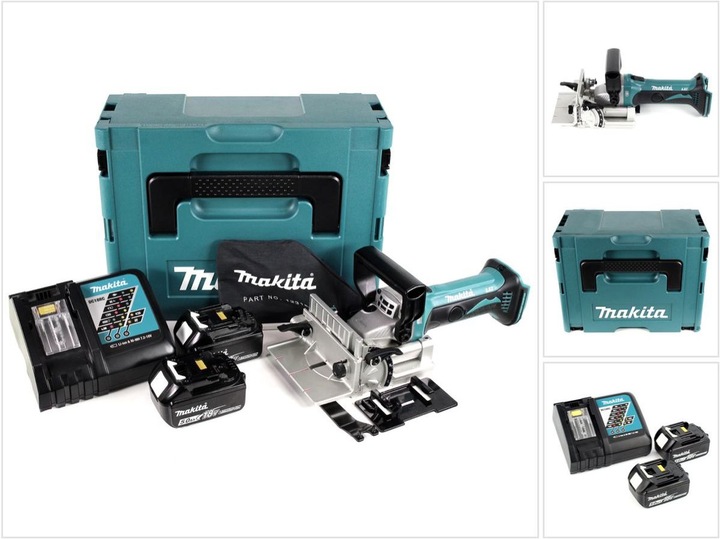 Productafbeelding Makita DPJ 180 RTJ 18 V Li-Ion accu groeffrees in Makpac + 2 x 5,0 Ah accu + lader