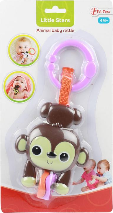 Productafbeelding Toi-Toys Little Stars Babyrammelaar - Aapje