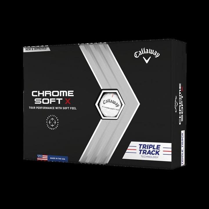 Actual product image Callaway Chrome Soft X TripleTrack 22 white
