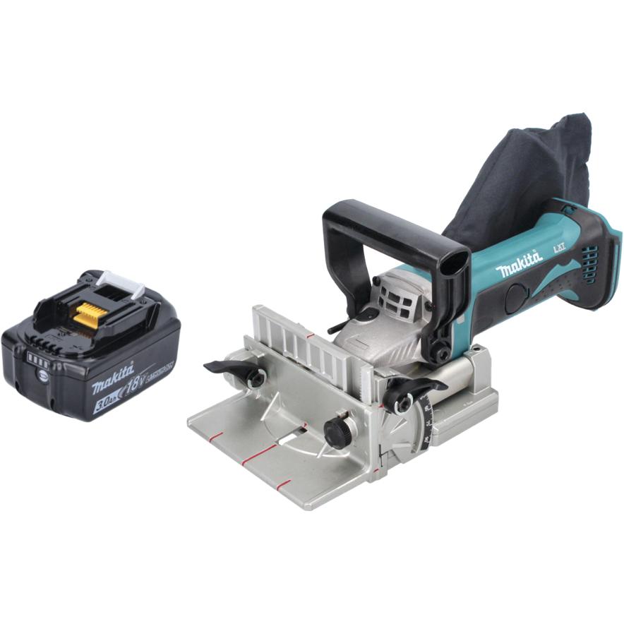 Thumbnail - Makita, Fräse, DPJ 180 F1 Akku Nutfräse 18 V 100 mm + 1x Akku 3,0 Ah - ohne Ladegerät