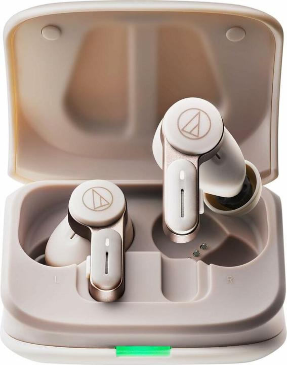 Produktbild Audio-Technica Kompiuterio kolonėlės WIRELESS EARBUDS ATH-TWX7 Baltas (ANC, 6.50 h, Kabellos)