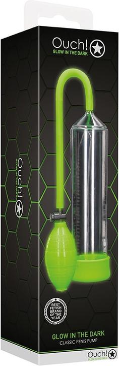 Produktbild Ouch! Classic Penis Pump - Glow in the Dark