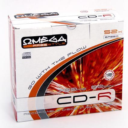 Productafbeelding Omega CD-R (x10 pak) (10 x)