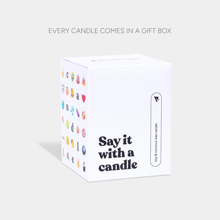 Image du produit Chatty Candles Bougie parfumée Woody My last FUCK - Oh look, it's on fire.