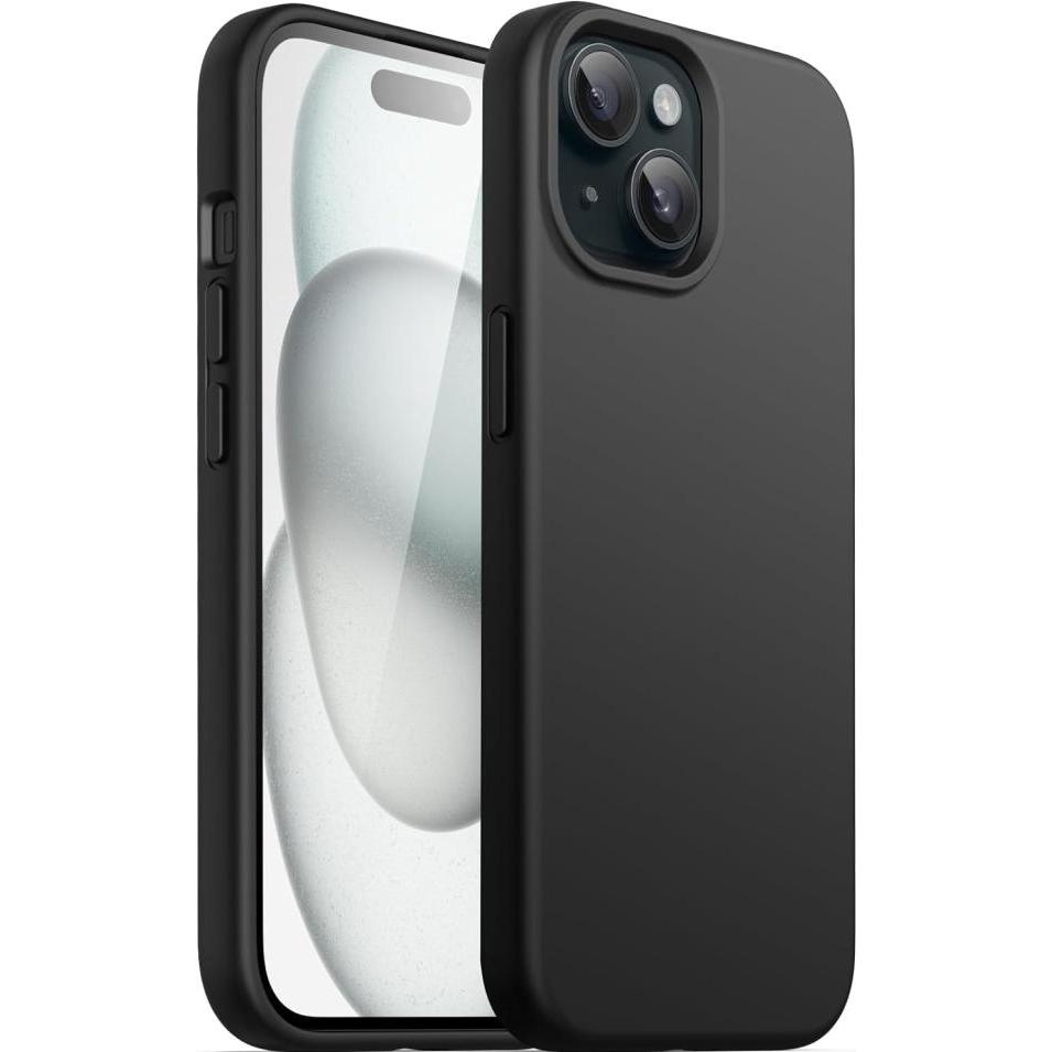 Screenguard Liquid Case (Apple iPhone 15), Smartphone Hülle, Schwarz