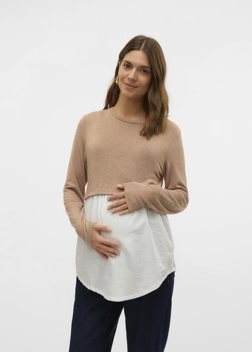 Produktbild Mamalicious Normal geschnitten Rundhals Top Bluse (XL)