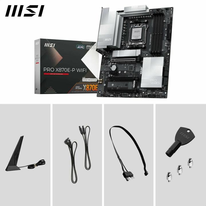 Produktbild MSI PRO X870E-P WIFI (AM5, AMD X870E, ATX)