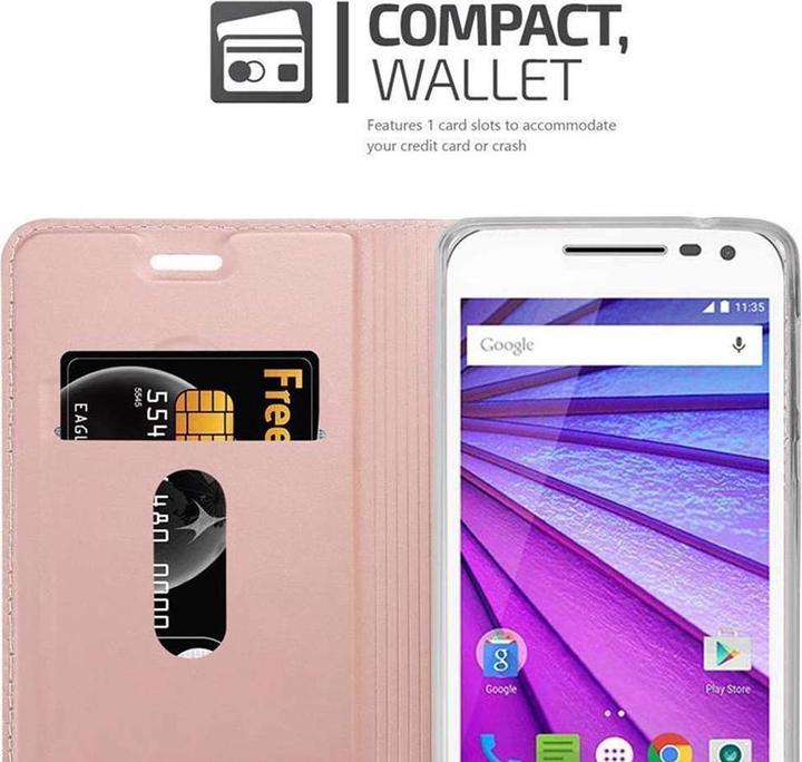 Actual product image Cadorabo Book Classy Style Cover (Motorola Moto G30)