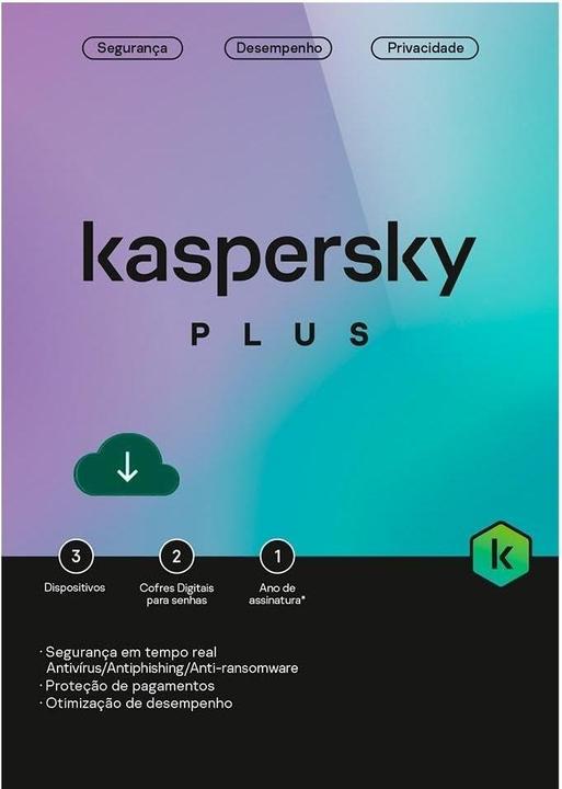 Image du produit Kaspersky Plus (1 Utilisateur, 3 Périphériques/Utilisateurs, 12 mois)