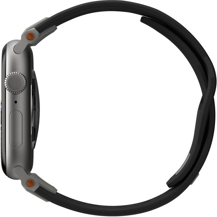 Produktbild UAG Urban Armor Gear Monarch Strap| Apple Watch Ultra/42/44/45/46mm| schwarz/titan (194158114036) (Silikon)