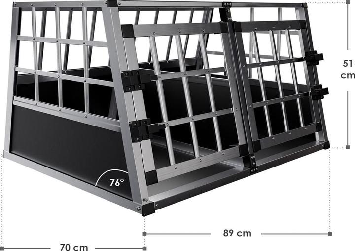 Image du produit Hauptner Boîte de transport pour chiens (Chien, Fermeture de sécurité)