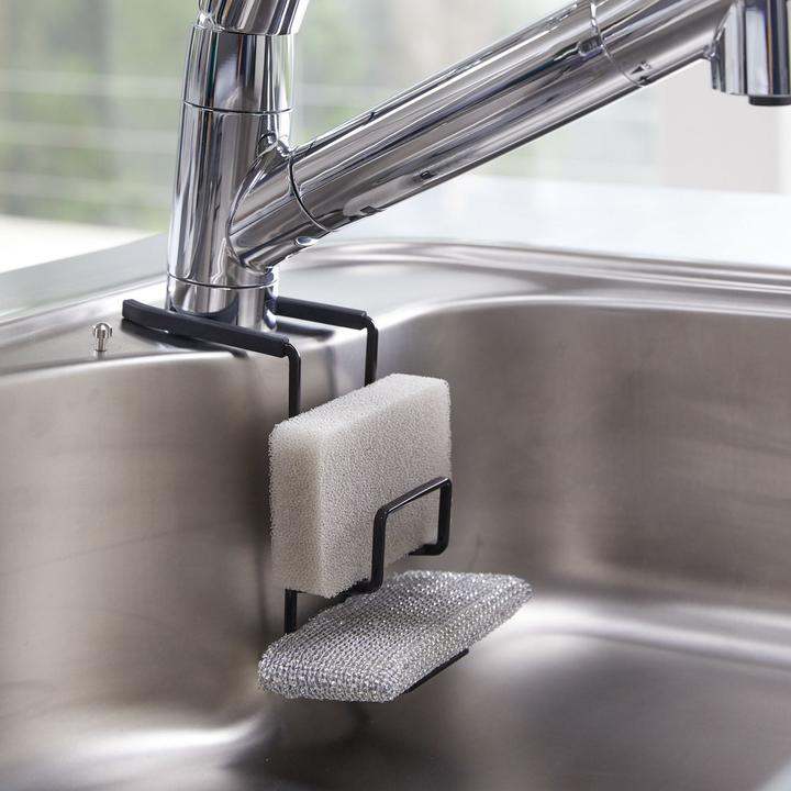 Actual product image Yamazaki 2-fold hanging sponge holder TOWER