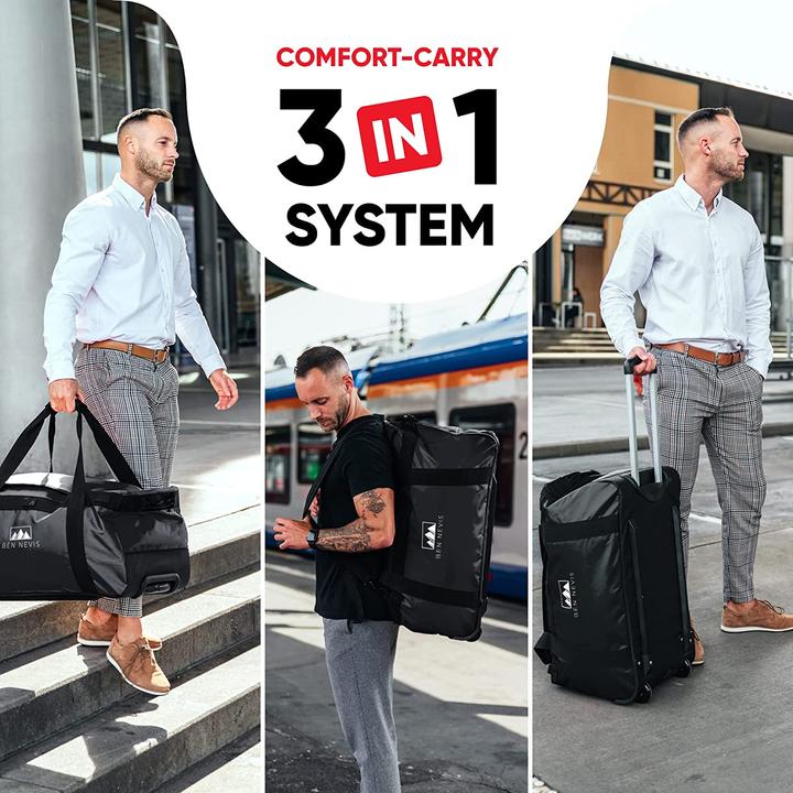 Produktbild Ben Nevis Reisetasche mit Rollen, Schwarz