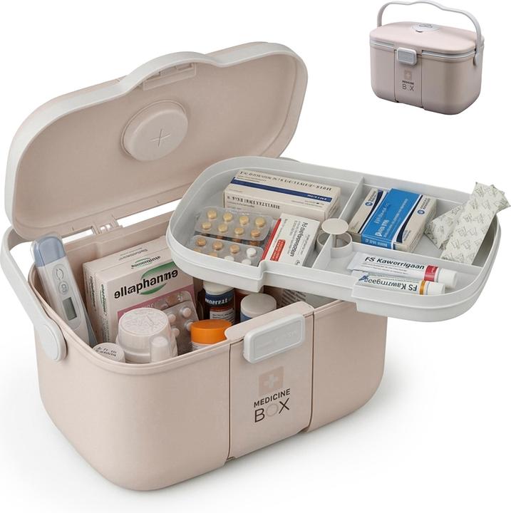 Relaxdays Medicine box