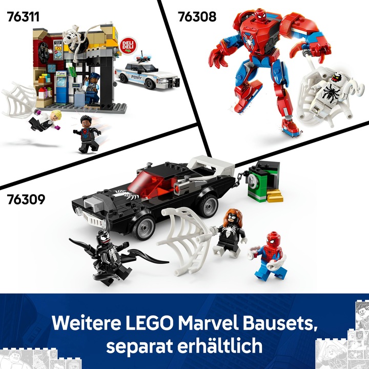 Actual product image LEGO Spider-Man vs. Venom Muscle-Car (76309, LEGO Marvel)