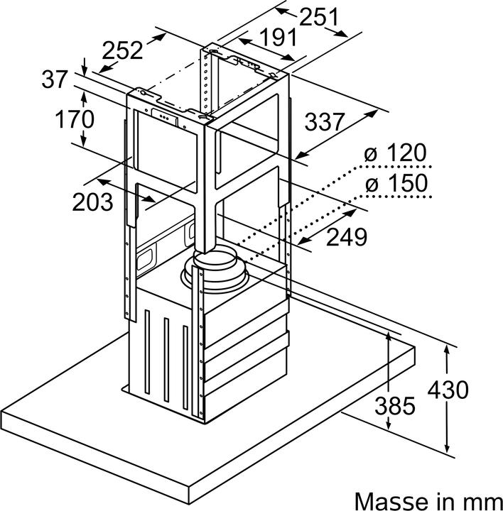 Produktbild Bosch Hausgeräte DIB97IM50 (Inselhaube)
