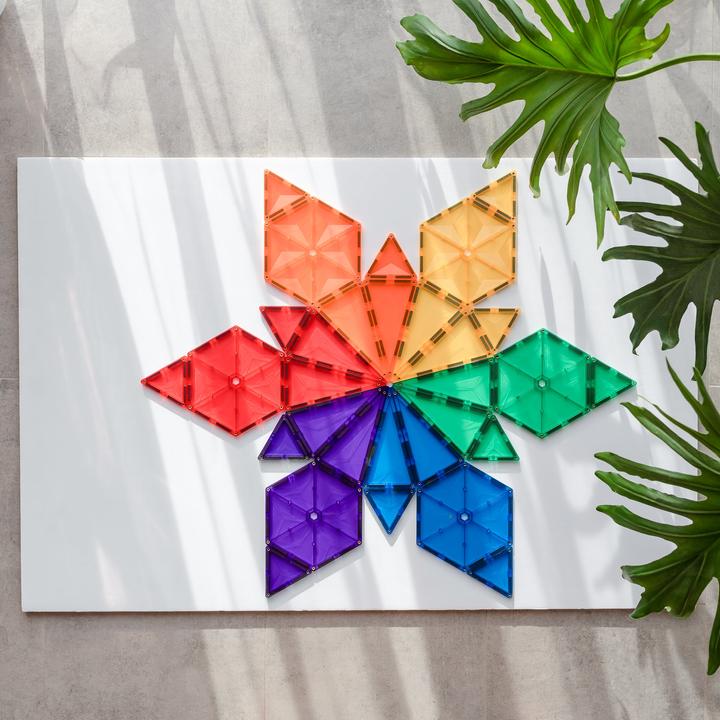 Actual product image Connetix CON-EU-30G - 30 Piece Geometry Pack, Rainbow