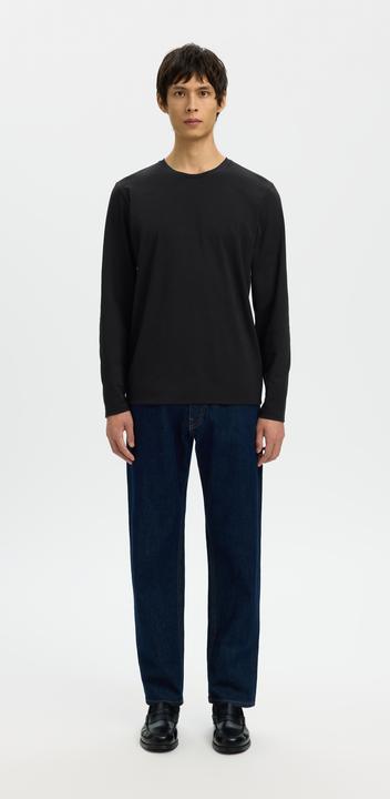 Actual product image Selected Slhnewpima Ls O-Neck Tee Ex Noos (M)