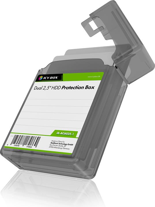 Actual product image Icy Box IB-AC6025-3 Protective housing set for 2x 2.5" SSD/HDD each Set of 3