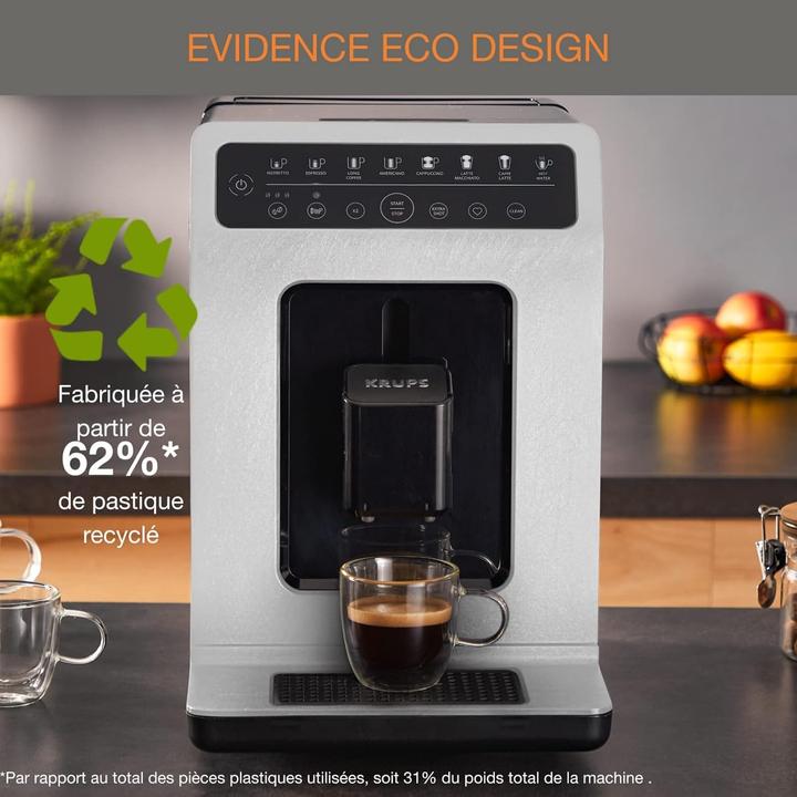 Image du produit Krups Machine à café automatique avec 7 boissons prédéfinies, système One Touch et fabrication en France